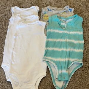 Sleeveless Onsie 5-Piece bundle